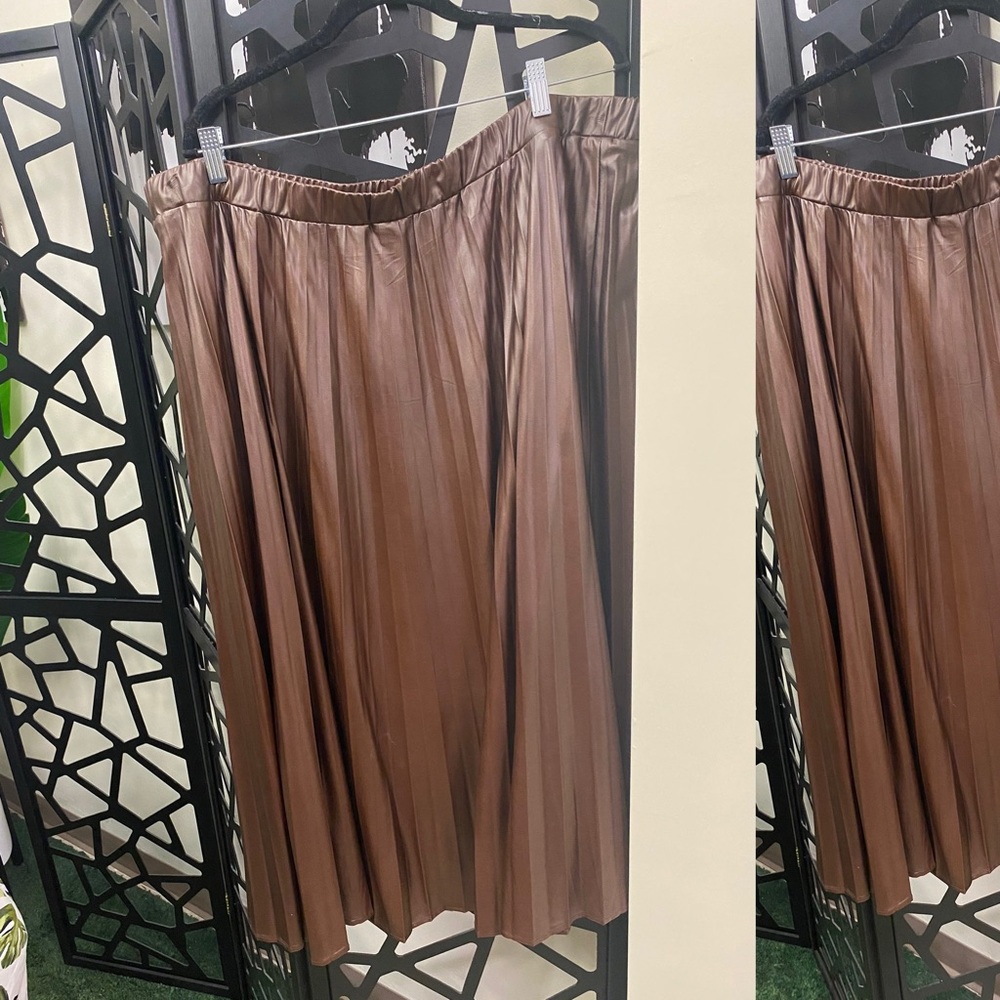 Eloquii Chocolate A-Line Skirt